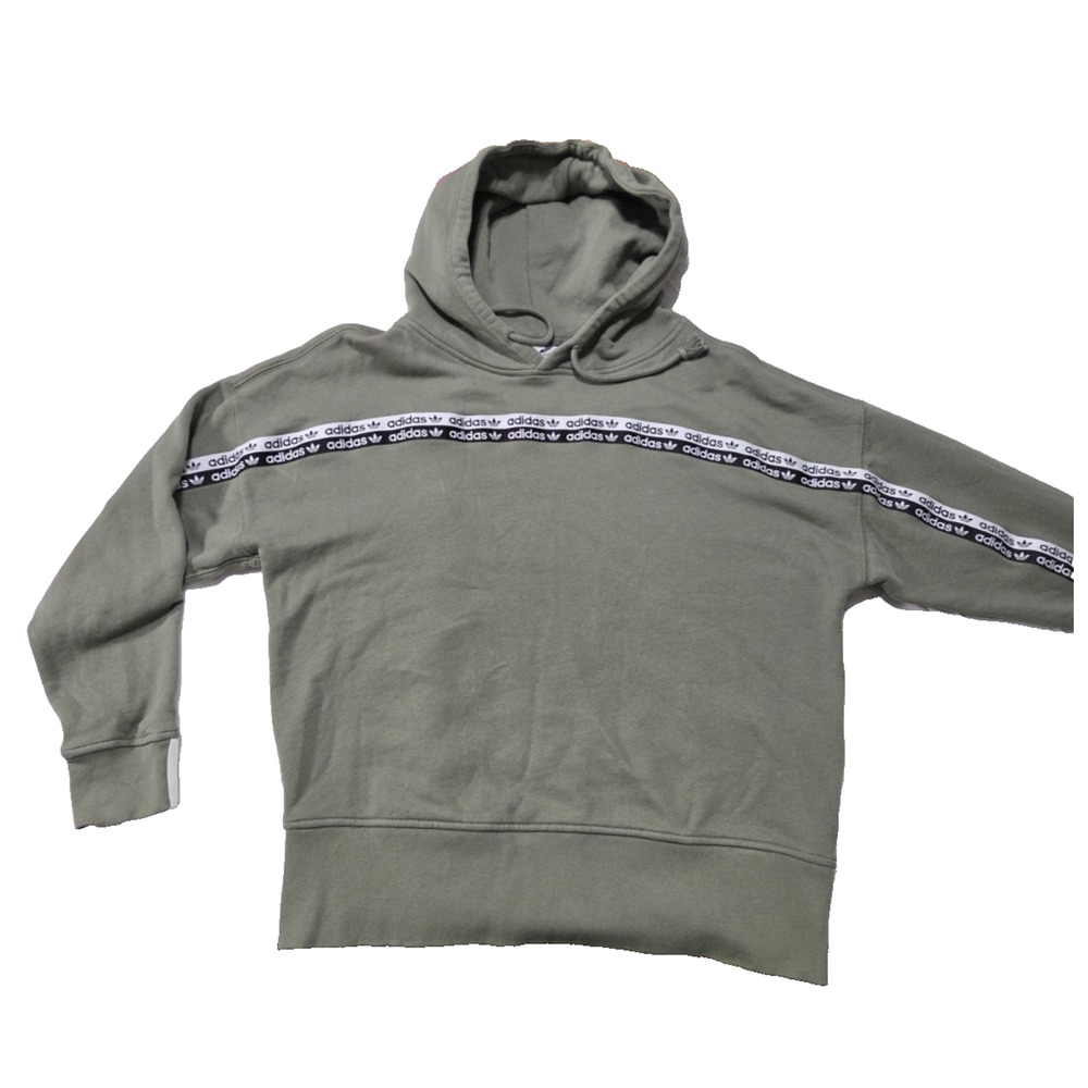Adidas Originals Hoodie Khaki Green Women's Small Excellent Condition